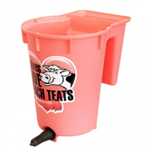 Peach Teat Calf Bucket (Nursing Supplies)