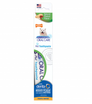 Pet Oral Care Toothpaste 2.5 oz Natural Peanut Butter (Dog: Pharmaceuticals)