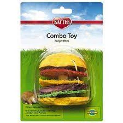 Combo Chews Burger Bites Dog Toy