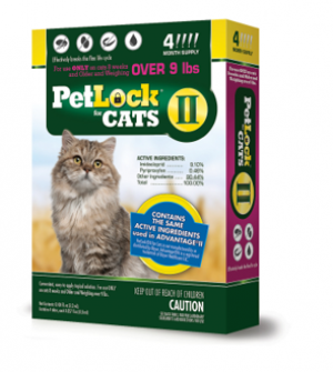 Petlock II Cats 9+ lbs 4 Dose (Cat, Flea & Tick)
