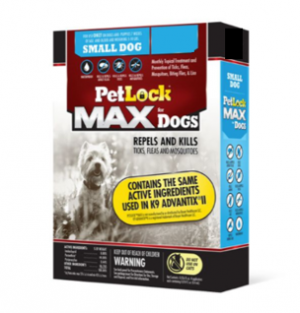Petlock Max Dogs 5-10 lbs 4 Dose (Dog: Flea & Tick)