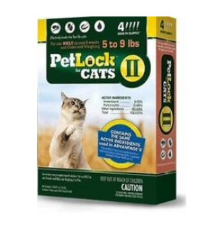 Petlock II Cats 5-9 lbs 4 Doses (Cat, Flea & Tick)