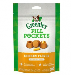 Pill Pockets Large Chicken Dog Treats