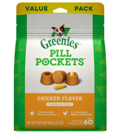 Pill Pockets 15.8 oz Chicken Dog Treats