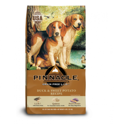 Pinnacle Grain Free Duck 22 lbs Dry Dog Food