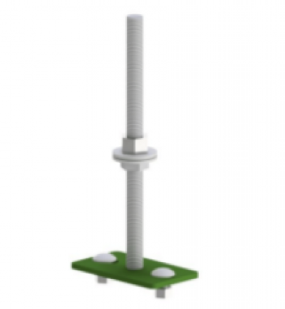 Powder River Leveling Adaptor 3/4" x 12"  (Panel Accessories)