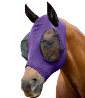 Professional Choice Comfort Fit Fly Mask Oversize Purple