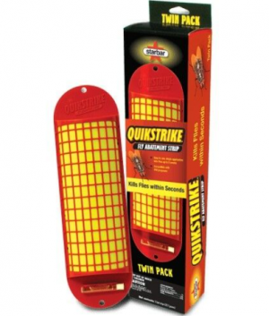 Quick Strike Fly Strip Twin Pack (Fly & Insect Traps)
