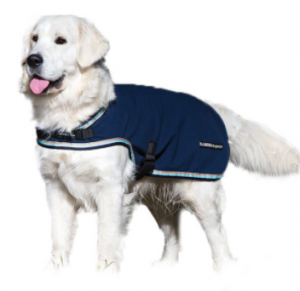 Rambo Dog Rug Fleece XS Navy/Beige Dog Coat