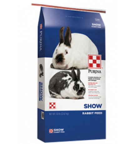 Purina Show Blue Rabbit Food 50 lbs