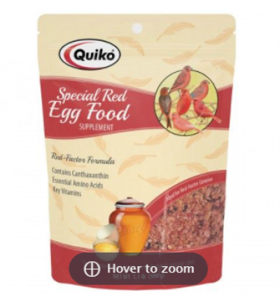 Quiko Red Egg Food 1.1 lbs (Cage Birds: Treats & Supplements)