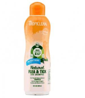 Tropiclean Flea & Tick Shampoo 20 oz Soothing (Dog: Flea & Tick)