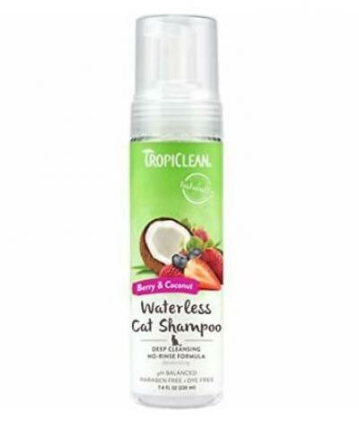 Tropiclean Cat Shampoo 7.4 oz Waterless (Cat, Health & Grooming)