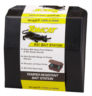 Tomcat Bait Station Rat Black (Rat / Mouse / Rodent Control)