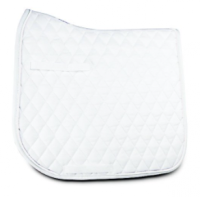 Toklat Classic III Dressage Pad 23" x 40" White/White Saddle Pad