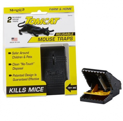 Tomcat Snap Trap Mouse 2 Pack (Rat / Mouse / Rodent Control)