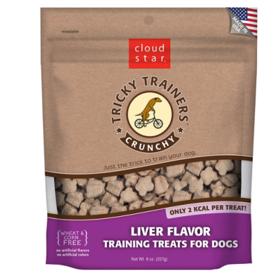 Tricky Trainer Crunchy Treat 8 oz Liver Dog Treats