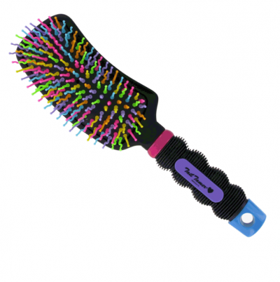 Tail Tamer Rainbow Curved Brush Rainbow