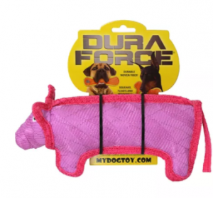 Tuffy Dura Force Pink Pig Dog Toy