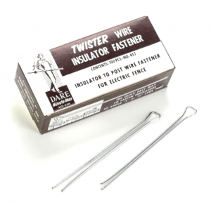 Twister Cotter Pin Clip 5"-50 Count Dare #457 (Electric Fence Post