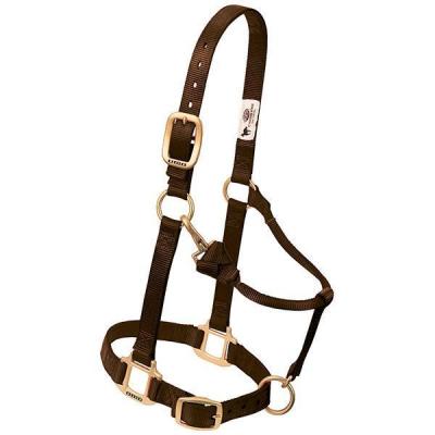 Weaver Halter Nylon Non Adjustable Average Brown