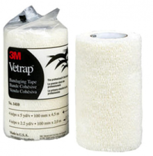 Vet Wrap 4" White (Wound Wraps & Padding)