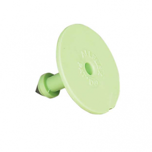 Allflex Buttons Green - Pack Of 25 Males (Eartags)
