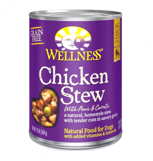 Wellness Stew Cans Chicken 12.5 oz Canned Dog Food