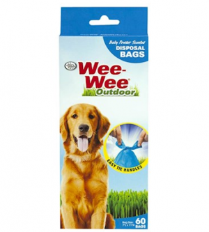 Wee Wee Doggie Bags 60 Count Scented (Dog/Pet Cleanup Supplies)