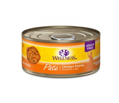 Wellness Canned Cat Food 5.5 oz Chicken .