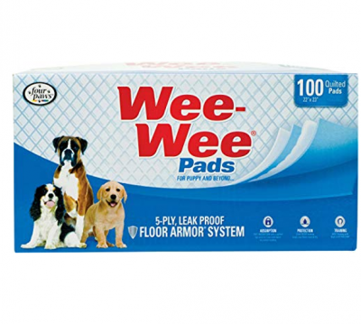 Wee Wee Pads 100 Count (Dog/Pet Cleanup Supplies)