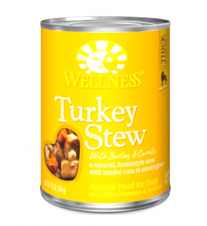 Wellness Stew Cans Venison Salmon 12.5 oz Canned Dog Food