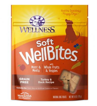 Wellness Well Bites 6 oz Turkey & Duck Dog Treats