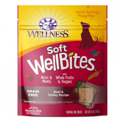 Wellness Well Bites 6 oz Beef & Turkey Dog Treats