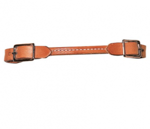 Weaver Curb Strap Russet Round