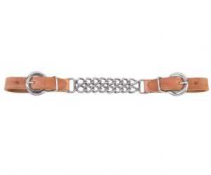 Weaver Curb Strap Double Chain Flat Link