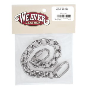 Weaver Curb Chain With Links 9.5"