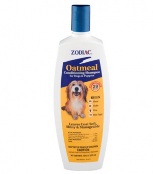 Zodiac Oatmeal Shampoo 18 oz Flea