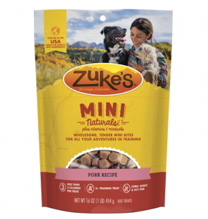 Zukes Mini Naturals 1 lbs Pork Dog Treats