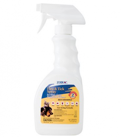 Zodiac Flea & Tick Spray 16 oz (Dog: Flea & Tick)