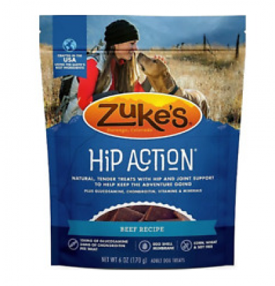 Zukes Hip Action 16 oz Beef Dog Treats