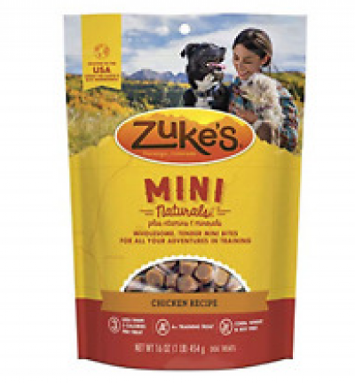 Zukes Mini Naturals 1 lbs Chicken Dog Treats