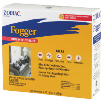 Zodiac Flea Fogger 3 oz 3 Cans (Dog: Flea & Tick)