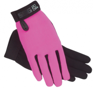 SSG All Weather Ladies Riding Gloves Size 7/8 Hot Pink