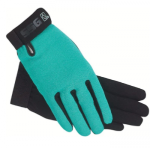 SSG All Weather Ladies Riding Gloves Size 7/8 Teal