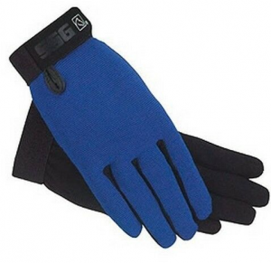 SSG All Weather Mens Riding Gloves Size  8/9 Blue