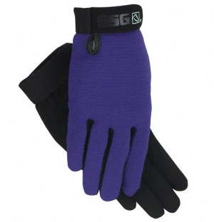 SSG All Weather Ladies Riding Gloves Size 7/8 Purple