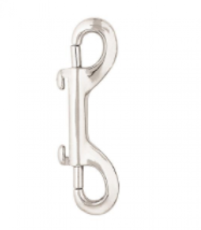 Snap Double End Nickel 3 1/2"  (Hardware & Snaps)