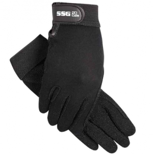 SSG Summer Gripper Riding Gloves XS Black