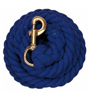 Weaver Lead Rope Cotton 10' Blue